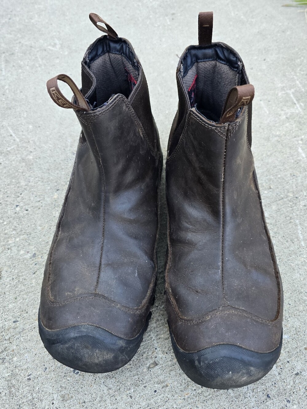 Keen Anchorage III Waterproof Slip-On Leather Boots Size 13